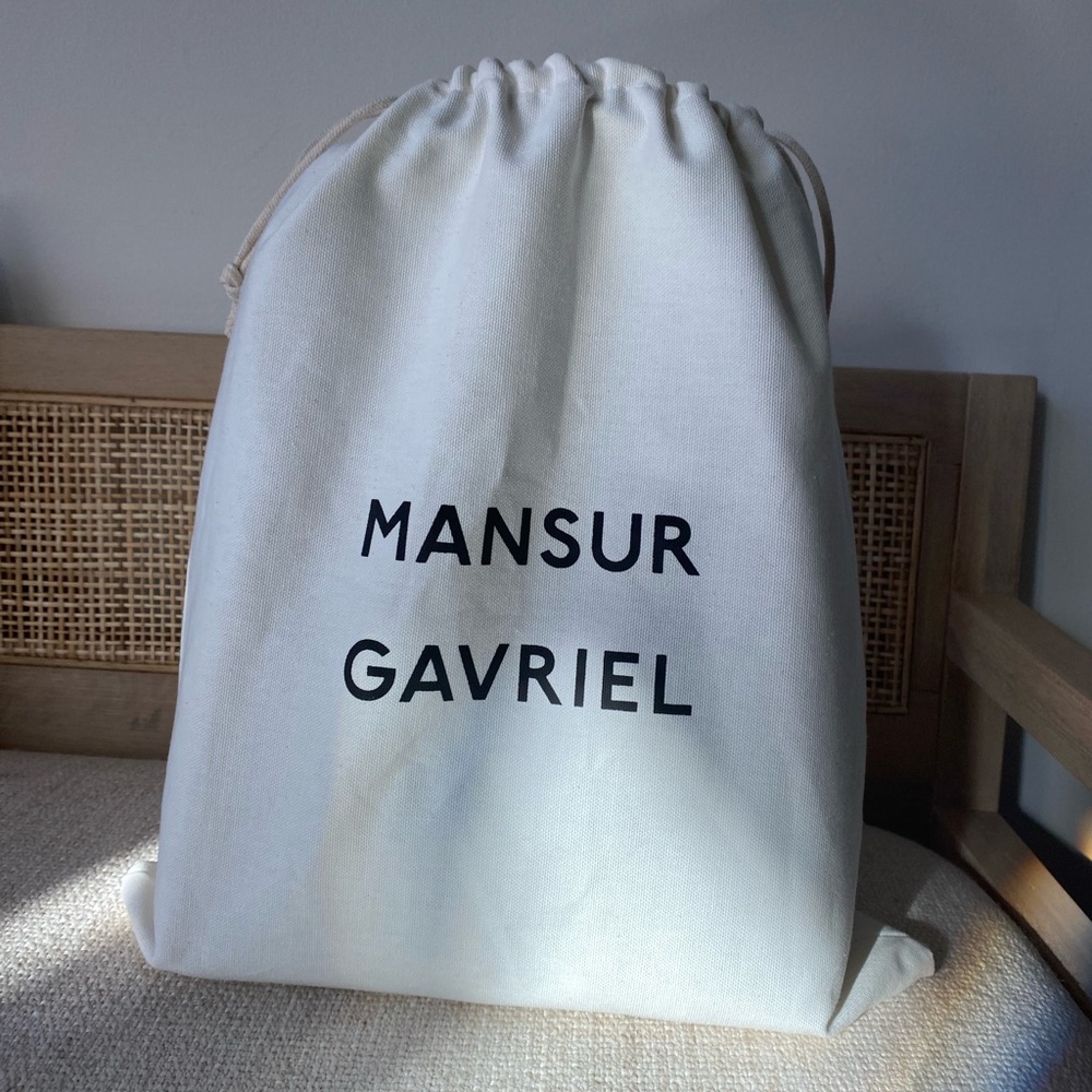 SOLD | NWOT Mansur Gavriel burgundy red leather handle bag - Picture 7 of 11
